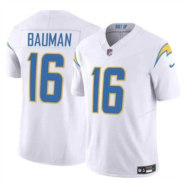 Men & Women & Youth Los Angeles Chargers #16 Casey Bauman White 2024 F.U.S.E. Vapor Limited Stitched Jersey,We sell and wholesale Men & Women & Youth Los Angeles Chargers #16 Casey Bauman White 2024 F.U.S.E. Vapor Limited Stitched Jersey on line form chian!
